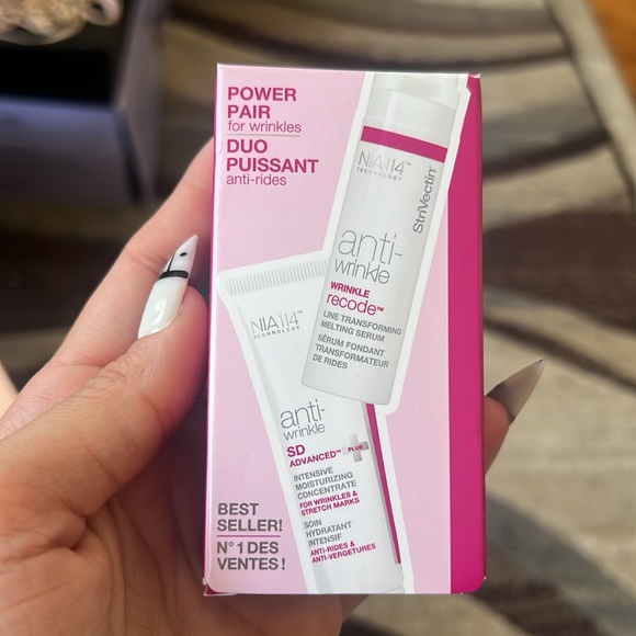 StriVectin 2-Pc Power Pair for Wrinkles & Anti-Rides - New in box travel size! - Picture 3 of 9